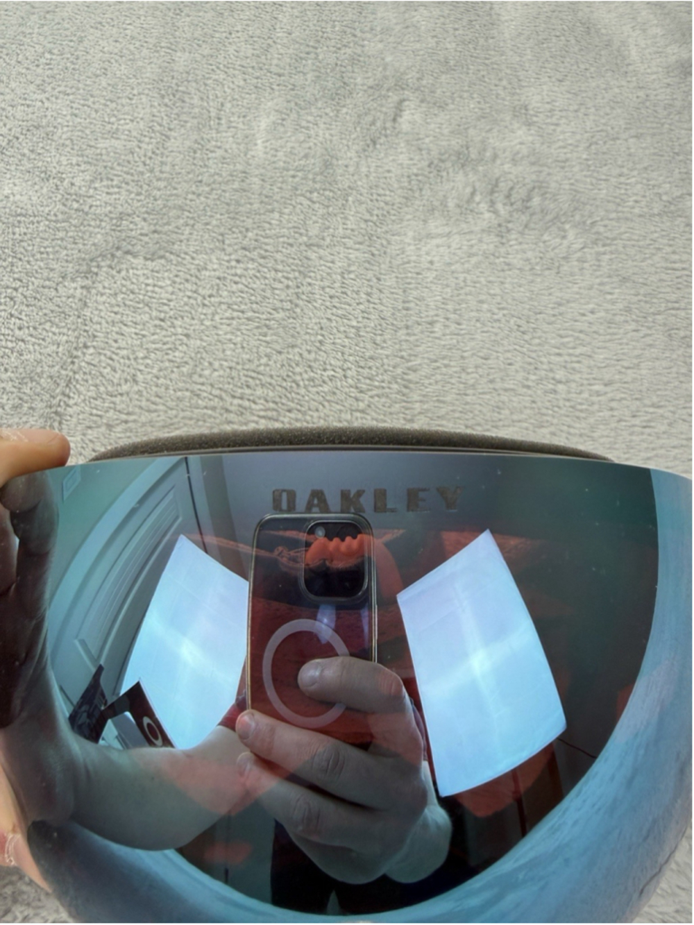 Oakley Flight Deck XM Snowboarding Goggles Whiteout NWT - Picture 8 of 15